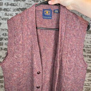 Status club R.B.C. Club | mens Shetland wool knit sweater vest